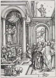Marias besök i templet