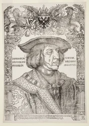 Porträtt av Maximilian I