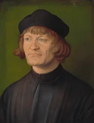 Porträtt av en präst Johann Dorsch, 1516.
