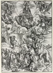 Johannes uppenbarelse: Beast with Rams Horns, 1511.