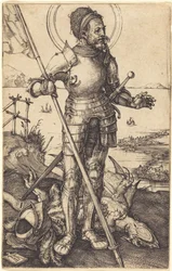 Sankt Göran stående