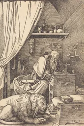 Den helige Hieronymus i sin cell, 1511.