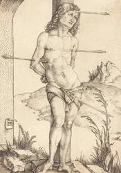 Saint Sebastian Bound to the Column, troligen 14981499.