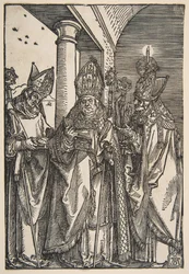 Saints Nicholas, Ulrich och Erasmus.n.d.