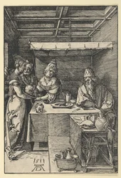 Salome överlämnar Johannes Döparens huvud till sin mor, Herodias