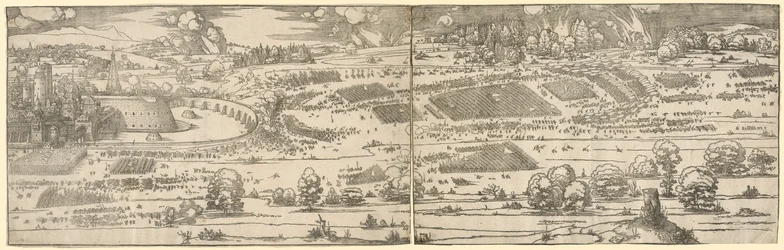 Belägring av en fästning.
