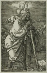 St. Christopher vänd mot vänster