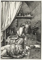 St. Hieronymus i sin cell
