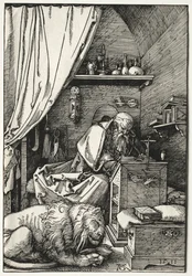 St. Hieronymus i hans cell, 1511.