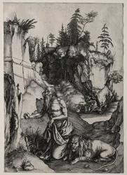 St. Hieronymus i botgörelse, ca. 1497.
