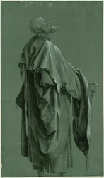 Stående apostel (Paulus eller Jakob den äldre)