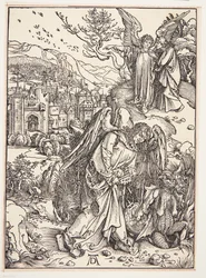 Ängeln som visar Johannes det nya Jerusalem