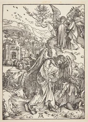 Ängeln som visar Johannes det nya Jerusalem