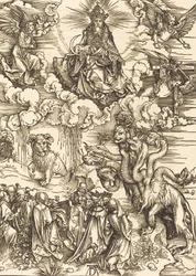 Odjuret med två horn som ett lamm, 1498.