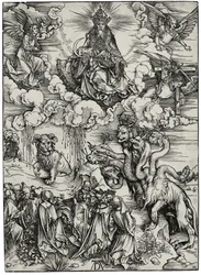Odjuret med två horn som ett lamm, ca. 1497