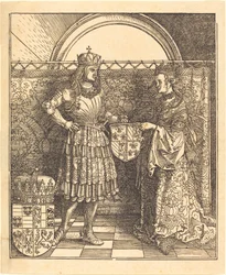 Maximilians trolovning med Maria av Bourgogne