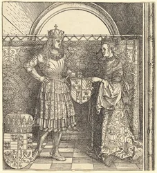 Maximilians trolovning med Maria av Bourgogne