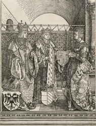Filip den vackras trolovning med Jeanne av Kastilien, 1515.