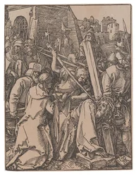 The Carrying of the Cross, från serien The Small Passion, 1509.