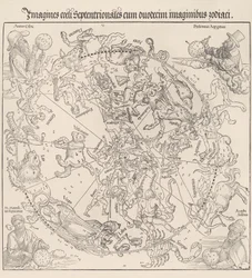 Den himmelska kartan - norra halvklotet, 1515., 1515.