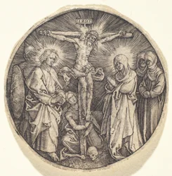 Korsfästelsen kallades Maximilians svärd, ca. 1518.