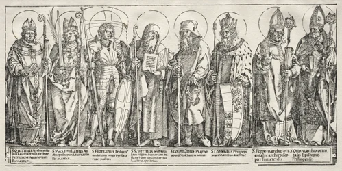 Österrikes åtta heliga, ca. 1515.