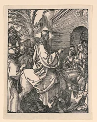 The Entrance of Christ in Jerusalem, från The Little Passion-serien