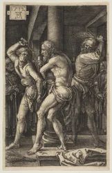The Flagellation, från The Passion, 1512.