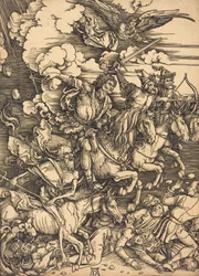 De fyra ryttarna, troligen ca. 14961498.