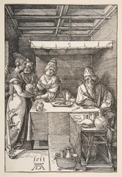 Huvudet av Johannes Döparen fördes till Herodes.n.d.