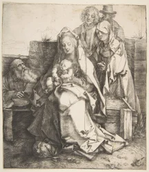Den heliga familjen, 1512-13.