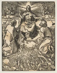 Den sista domen, från The Small Passion, ca. 1510.