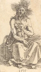 Sorgernas man sittande, 1515.