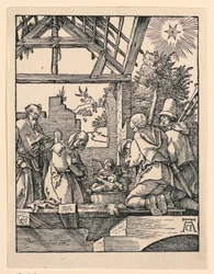 The Nativity (tillbedjan av herdarna) från The Little Passion-serien