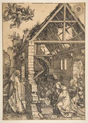 The Nativity, från The Life of the Virgin, 1502-3.