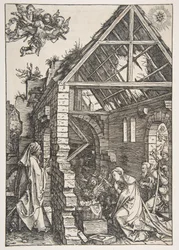 Kristi födelse, ur Jungfru Marias liv, latinsk utgåva, 1511