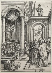 Presentationen av jungfrun i templet, ca. 1502-1503.