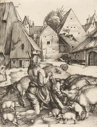 Den förlorade sonen, ca. 1496.