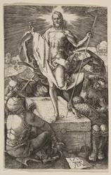 Uppståndelsen, från The Passion, 1512.
