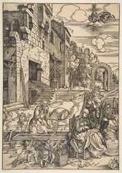 The Journ of the Holy Family in Egypt, från The Life of the Virgin, efter 1511.