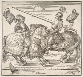 Turneringen till häst, ca. 151718.