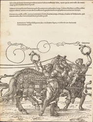 The Triumphal Chariot of Maximilian I (The Great Triumphal Car) [skylt 6 av 8]