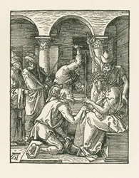 Kristus kröns med törnen, ca 1509 (träsnitt)