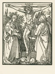 Kristus på korset med Jungfru Maria och Sankt Johannes