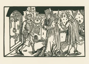 Davus, Simo och Chremes, ca 1492-93 (träsnitt)