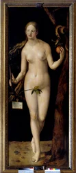 Eve-målning av Albrecht Durer (1471-1528), olja på trä