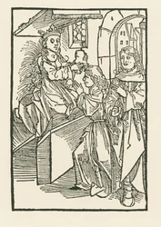 Illustration på titelsidan av "Oratio Cassandre Venete"