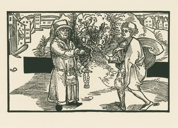 Laches och Parmeno, ca 1492-93 (träsnitt)