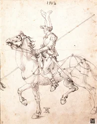 Lancer till häst - Teckning av Albrecht Durer (1471-1528)