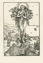 Heliga Maria Magdalena i extas, ca 1504-05 (träsnitt)